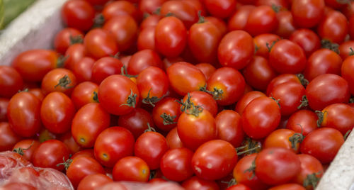 Full frame shot of fruits for sale in market