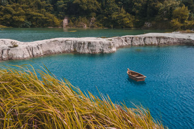 Scenic view of lake