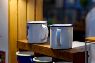 Close-up of coffee on table