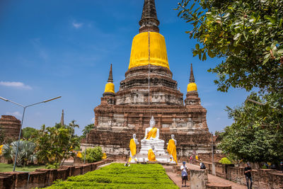 Temple against sky