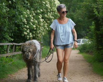 Full length of a young woman