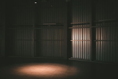 Empty corridor of building