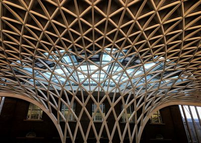 Low angle view of ceiling of building