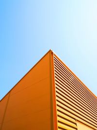 Low angle view of building against clear sky