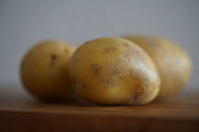 Close-up of apple on table