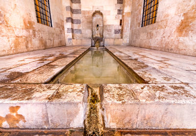 View of fountain in building