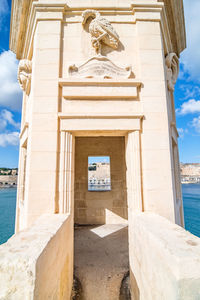 Windows to the grand harbour. valletta to a window