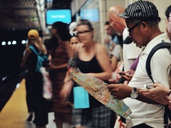 People standing outdoors