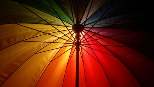 Low angle view of umbrella