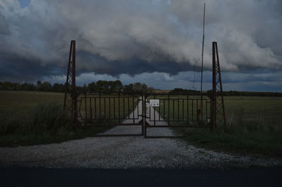 Scenic view of dramatic sky
