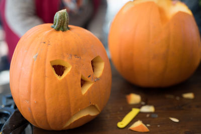 Close-up of pumpkin pumpkins