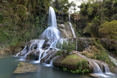 Waterfall in forest