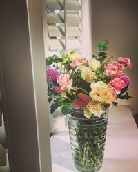 Close-up of flowers in vase