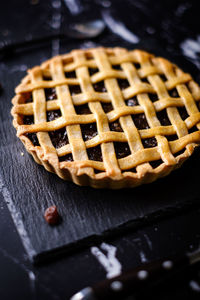 Close-up of chocolate cake