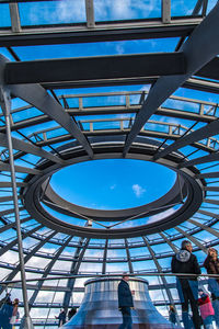 Low angle view of ceiling