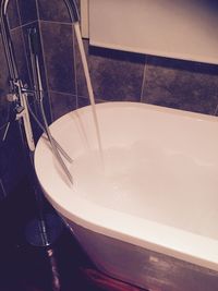 High angle view of mirror