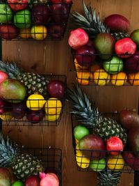 Various fruits in basket