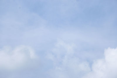 Low angle view of cloudy sky