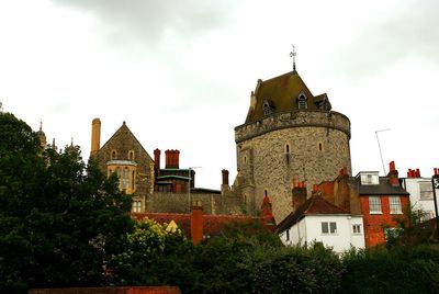 Low angle view of building against the sky