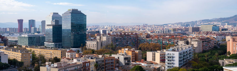 Cityscape against sky