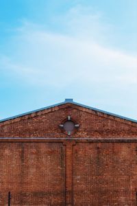 Low angle view of building against sky