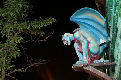 Low angle view of statue