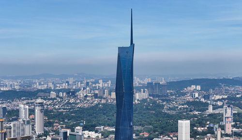 Cityscape against sky