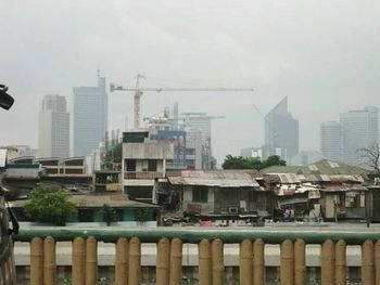 City skyline against sky