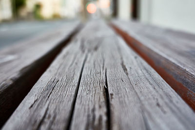 Close-up of wooden plank