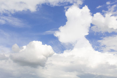 Low angle view of clouds in sky