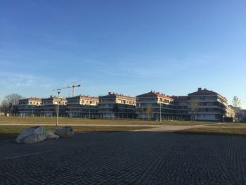 Built structure against blue sky