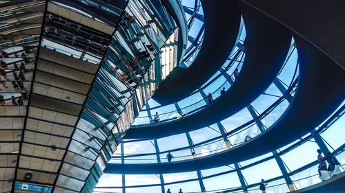 Low angle view of modern building