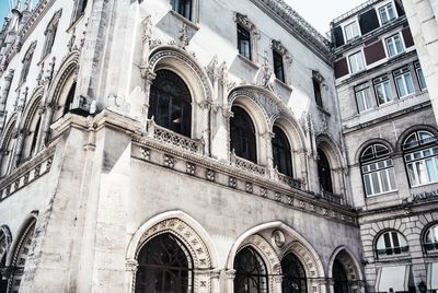 Low angle view of historical building