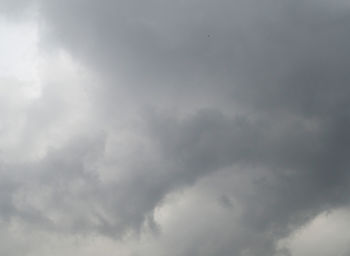 Low angle view of storm clouds in sky