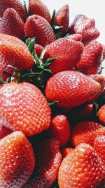 Full frame shot of strawberries