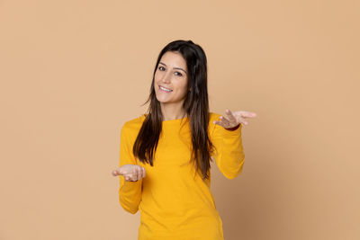 Portrait of a smiling young woman