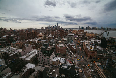 Aerial view of cityscape