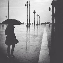 People standing in water