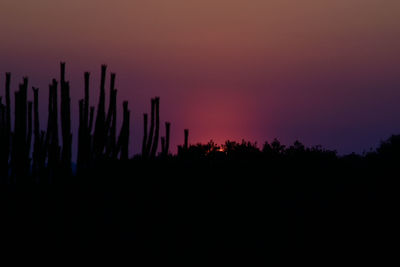 Scenic view of sky at sunset