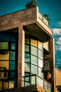 Low angle view of building against sky