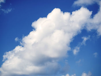 Low angle view of clouds in sky