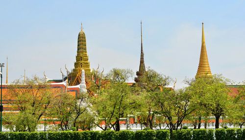 Low angle view of temple