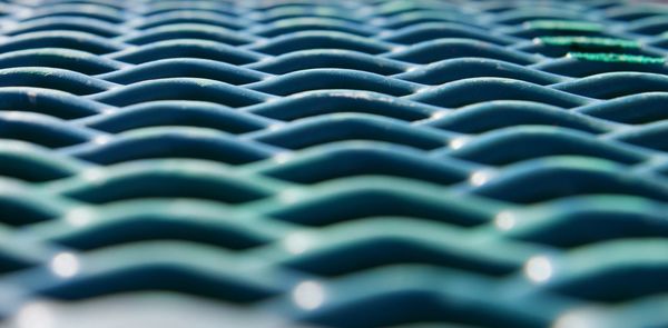 Full frame shot of metallic structure