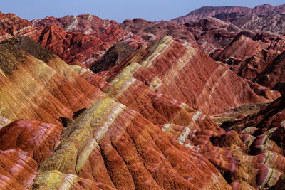 View of rock formations