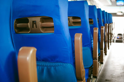 Seats in train