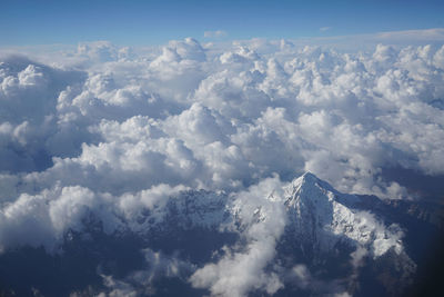 Low angle view of clouds in sky