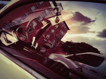 Low angle view of built structure against sky