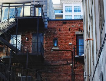 Low angle view of residential building