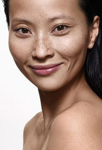 Portrait of a smiling young woman