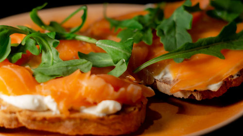 Close-up of food in plate